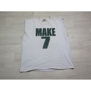 Vintage "Make 7 Up Yours" Mens XL Controversial Advertisement Soda T Shirt White